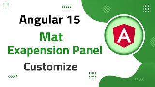 29) Mat Expansion-Panel Customization in Angular 15 | angular material | angular 15 tutorial