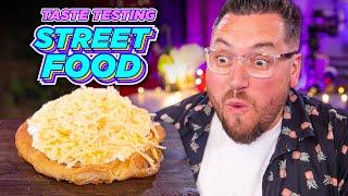 Taste Testing Global Street Food Dishes feat. @letsKWOOWK