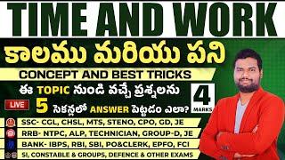 LIVETIME AND WORK CONCEPT & SHORTCUT TRICKS FOR BANK, SSC, RRB, APPSC, TSPSC GROUP - 2, 3, 4 EXAMS