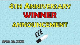 Winners for 4th Anniversary Celebrations of Canadian Cutting Edge