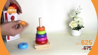 Wooden Rainbow Tower | Price 625 | SNEHO | Testimonial Video | Online Shopping