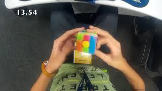 Official 10.97 Rubik's cube average [Szabolcs Szántai]