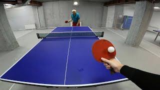 PING PONG FIRST PERSON | TABLE TENNIS | BEST MOMENTS | MY START TRAINING WAY