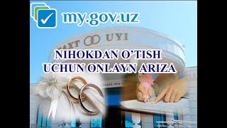 #my.gov.uz# Nikohdan o'tish uchun onlayn ariza. 2022-yil.
