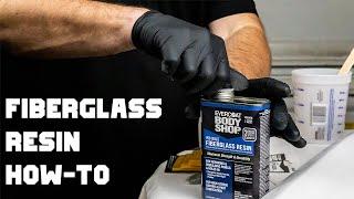 How to Apply Evercoat Body Shop Fiberglass Resin