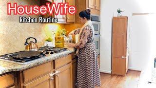 HOUSEWIFE Kitchen Routine In AMERICA 