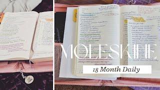 Moleskine 18 Month Daily|| Official Setup || Flip through|| Functional Planning