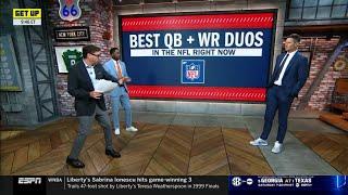 GET UP | Dak-CeeDee is best duos - Marcus Spears on-fire to Dan Orlovsky's TOP 5 QB-WR in NFL