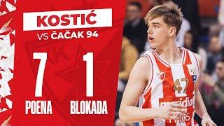 Debi Andreja Kostića za prvi tim KK Crvena zvezda Meridianbet | Polufinale Kupa Radivoj Korać