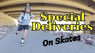 Urban Skater Delivers (Rewarding Deliveries) #inlineskating #delivery #bliss