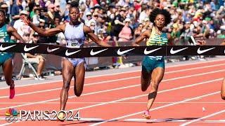 Shericka vs. Sha'Carri CHAMPIONSHIP REMATCH caps 100m season at Prefontaine | NBC Sports