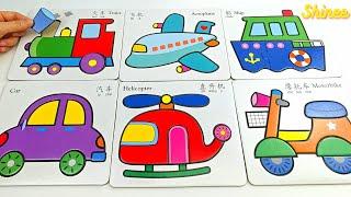 Fun Vehicle Puzzles! Learn About Trains, Planes, and Cars! | Vehicles for Kids