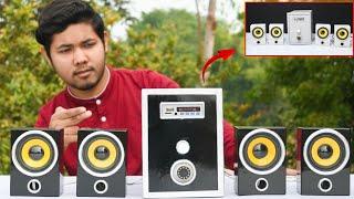 How To Make High Bass 4.1 Home Theater at Home | Dj Hometheater Kaise Banaye | Bluetooth Speaker