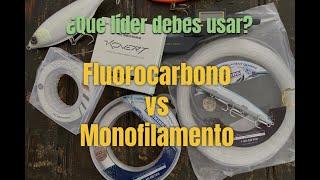 Resistencia del líder de pesca, monofilamento vs fluorocarbono, marca KastKing