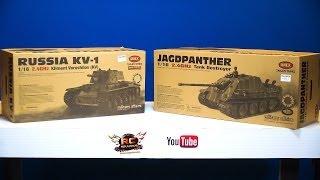 RC ADVENTURES - Kliment Voroshilov (KV-1) Tank & Jagdpanther Tank Destroyer - Taigen RC Tanks