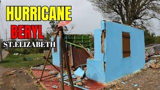 Touring St.Elizabeth Jamaica , After Hurricane Beryl , Devastation