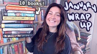 January Reading Wrap Up️ 10 books! 2-5 star reads