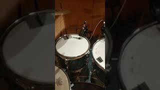 Drum Check/tone before tracking live drums in studio #reggaedrummer #studiodrummer