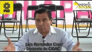 Luis Hernández Cruz - Dirigente de CIOAC en Chiapas