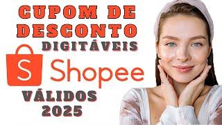 CUPOM SHOPEE 2025 Cupom de desconto SHOPEE codigo frete gratis livros CUPONS como