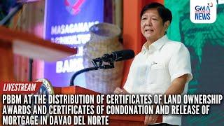 LIVE: Pres. Bongbong Marcos at the distribution of... | GMA Integrated News Live - Replay