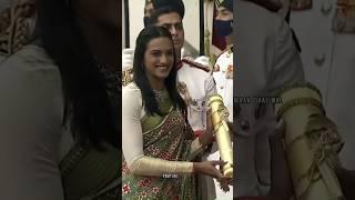 Kumari P.V Sindhu For Sports Receive Padma Bhushan Award