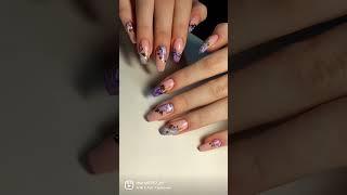 каменные текстуры на ногтях.   stone textures on nails