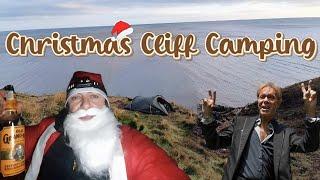 DANGEROUS CLIFF EDGE CHRISTMAS CAMP / wild camping UK