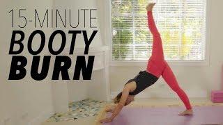 15 Minute Booty Burn | Yoga for Butt and Thighs