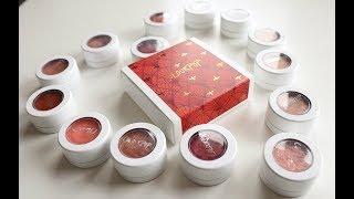 试色丨ColourPop Super Shock Shadow swatches丨ColourPop 眼影试色