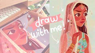 draw with me ️ procreate edition