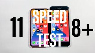 Iphone 11 vs Iphone 8 Plus Comparison Speed Test