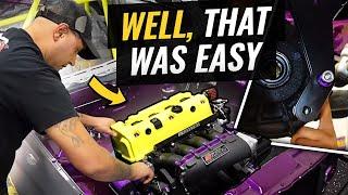 Honda Civic Ek Gets It's K-SERIES Motor Swapped IN 