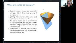 MoCaO Lectures 2024: Geometry and Convexity in Optimisation - Lecture 2 by Vera Roshchina