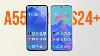 Samsung Galaxy A55 vs Galaxy S24+ | Should you save money?