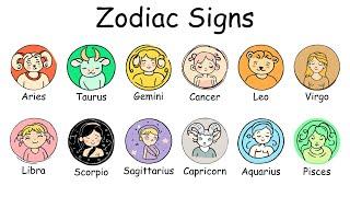 12 ZODIAC SIGNS EXPLAINED