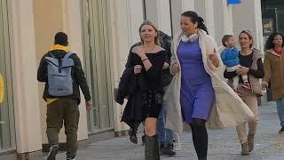 COMFORTABLE AND CASUAL FASHION CLOTHES ON THE STREETS OF VIENNA, STREET STYLE VIENNA 2024,.