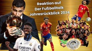 Der Fußball Jahresrückblick 2024 | Reaktion auf der Fußballtalk| Ab 2025 neue Torwartregel?