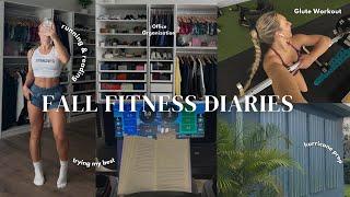 Fall Fitness Diaries | Glute Workout, Organizing, Running Era, Hurricane Prep