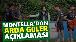 Çekya maçı öncesi Montella'dan Arda Güler açıklaması