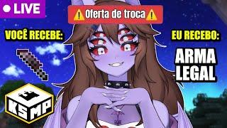 VOU BARGANHAR COM UM DEUS (Ele quer o item dele de volta) - Minecraft KSMP