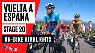 Vuelta a España 2021: Stage 20 On-Bike Highlights