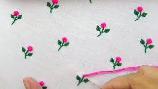 Hand Embroidery, All Over Embroidery for Dresses, Bullion Knot Stitch