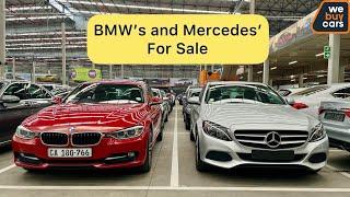 BMW's and Mercedes Cars for sale at Webuycars !!