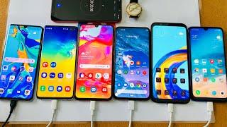 P30 Pro vs S10+ vs A70 vs Nokia X71 vs Red Magic 3 vs Note 7 Pro - Epic Battery Drain Test #4!