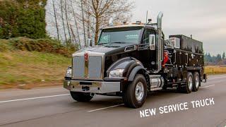 Kenworth T880 Service Truck Tour, Custom Made Body By Carco