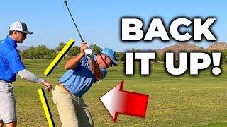BACK UP The Right Hip In Backswing For MORE Turn And Space