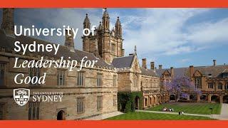 The University of Sydney | Leadership for Good