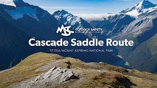 Cascade Saddle Route: Alpine Tramping (Hiking) Series | New Zealand