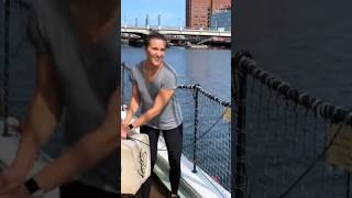 Destroying Tea at the Boston Tea Party Ships & Museum 